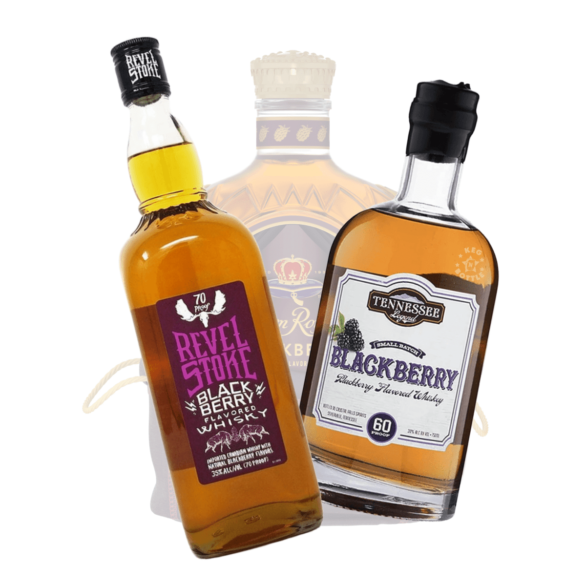 Beyond Crown Royal: Discover Revel Stoke's and Tennessee Legend's Blackberry Whiskey - Keg N Bottle