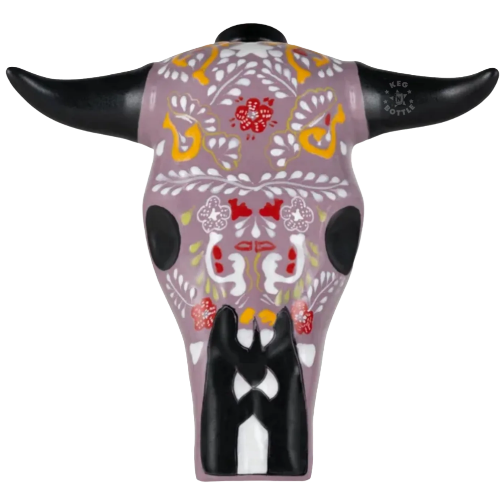 Azulejos Trophy Head Bull Horns Anejo Tequila (750mL)
