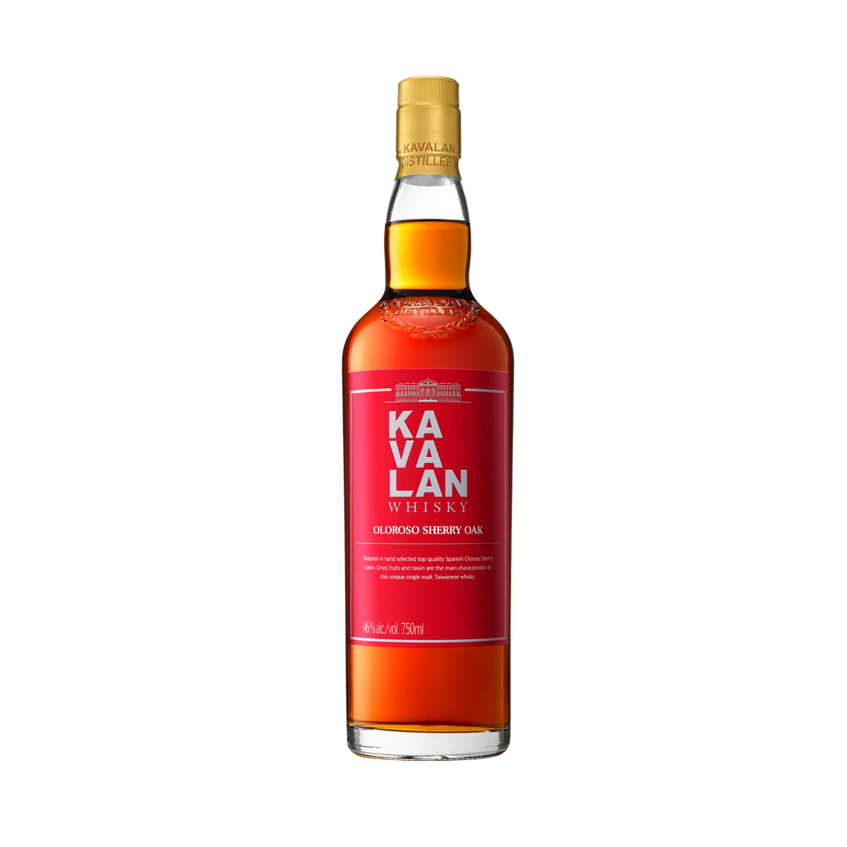 Kavalan Oloroso Sherry Oak Single Malt Whiskey (750 ml)
