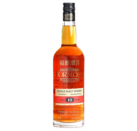 Formosa 12 Year Taiwanese Single Malt Whiskey (750mL)