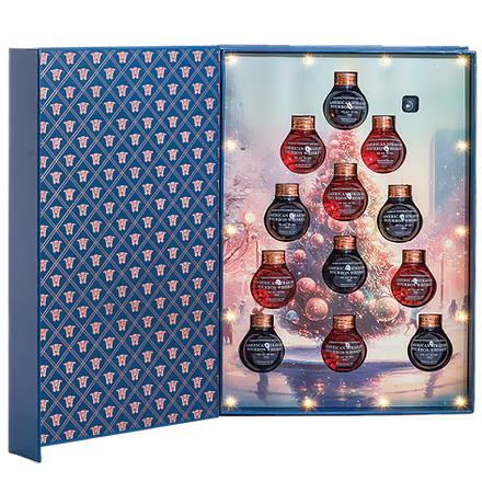 Doc Holiday Best Holiday Wishes Bourbon Ball Ornament Gift Set (12x50mL)