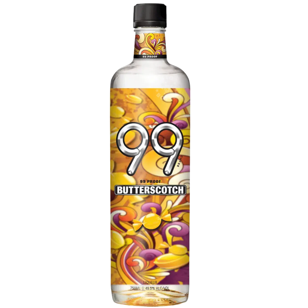 99 Butterscotch Schnapps 750ml bottle high proof liqueur