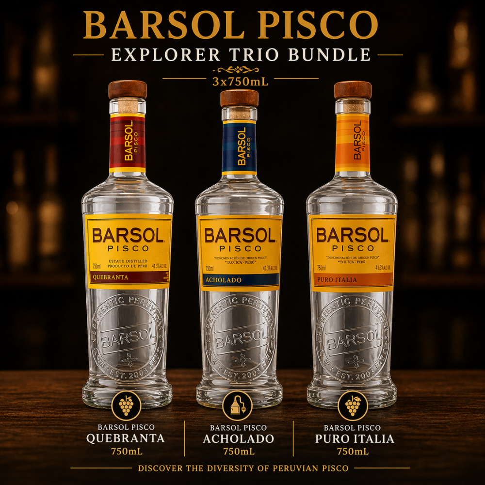 Barsol Pisco Explorer Trio Bundle (3x750mL)3