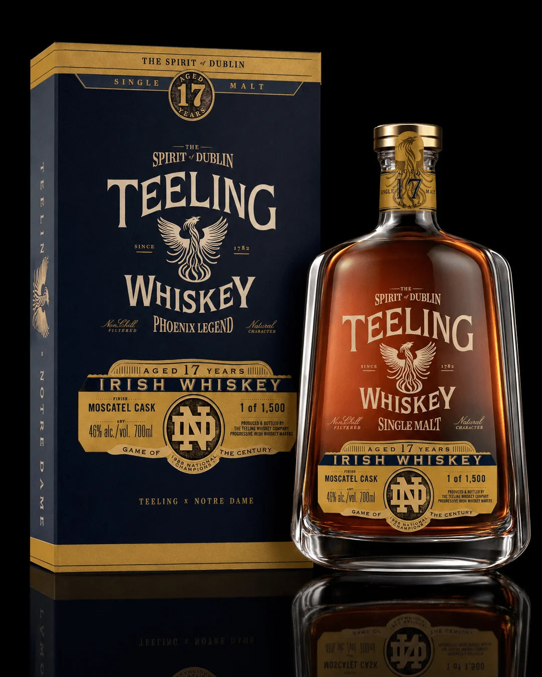 Teeling Phoenix Legend 17 Year Notre Dame V.3 Irish Whiskey (700mL)