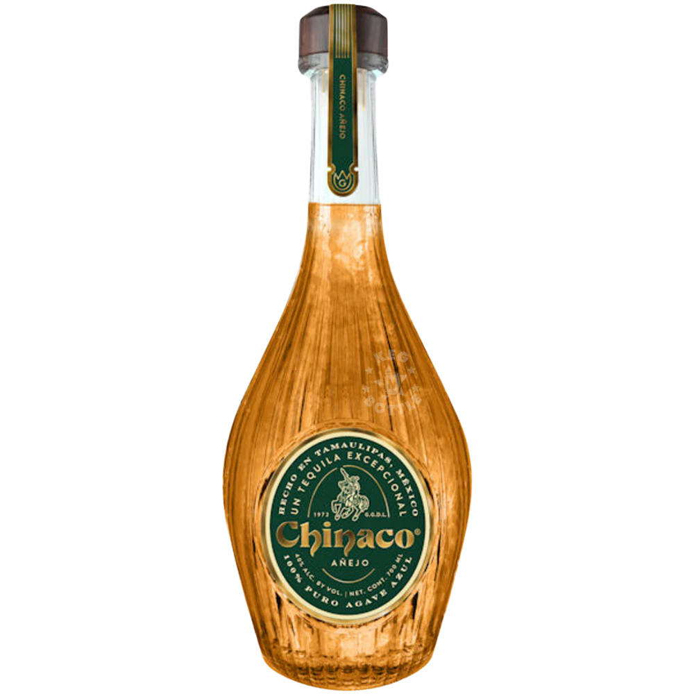 Chinaco Anejo Tequila 700mL bottle crafted from 100% Blue Weber Agave and aged up to 30 months in Scotch and bourbon barrels.