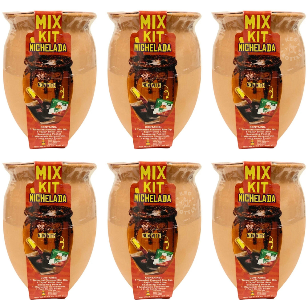 Clay Michelada Mix Kit Cup - 6 Pack