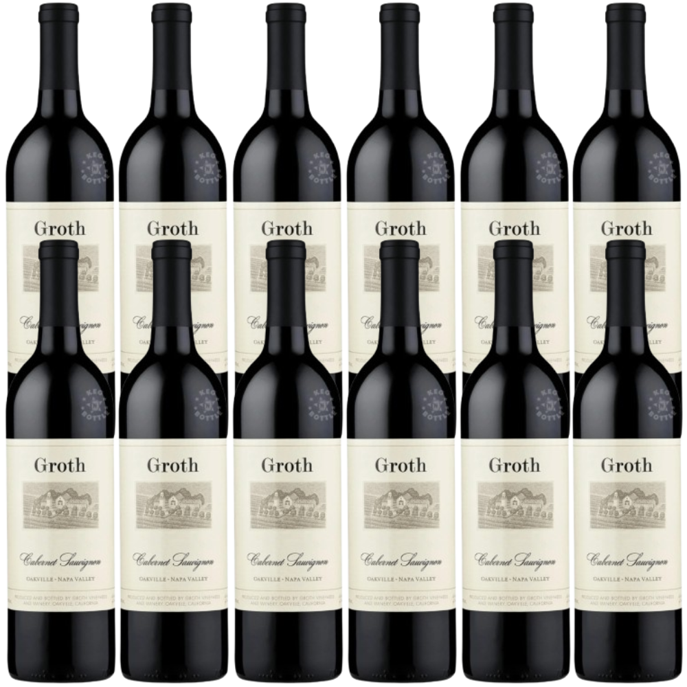 Groth Napa Valley Cabernet Sauvignon 750mL bottle from Groth Vineyards & Winery in California. 12 Pack
