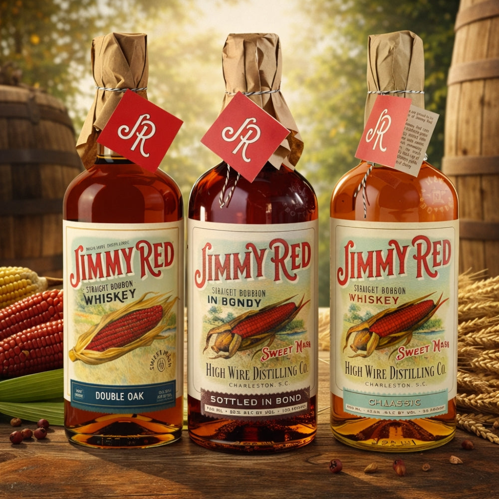 High Wire Jimmy Red - Bottled in Bond, Straight Bourbon & Double Oaked Bundle (3 x 750ml)
