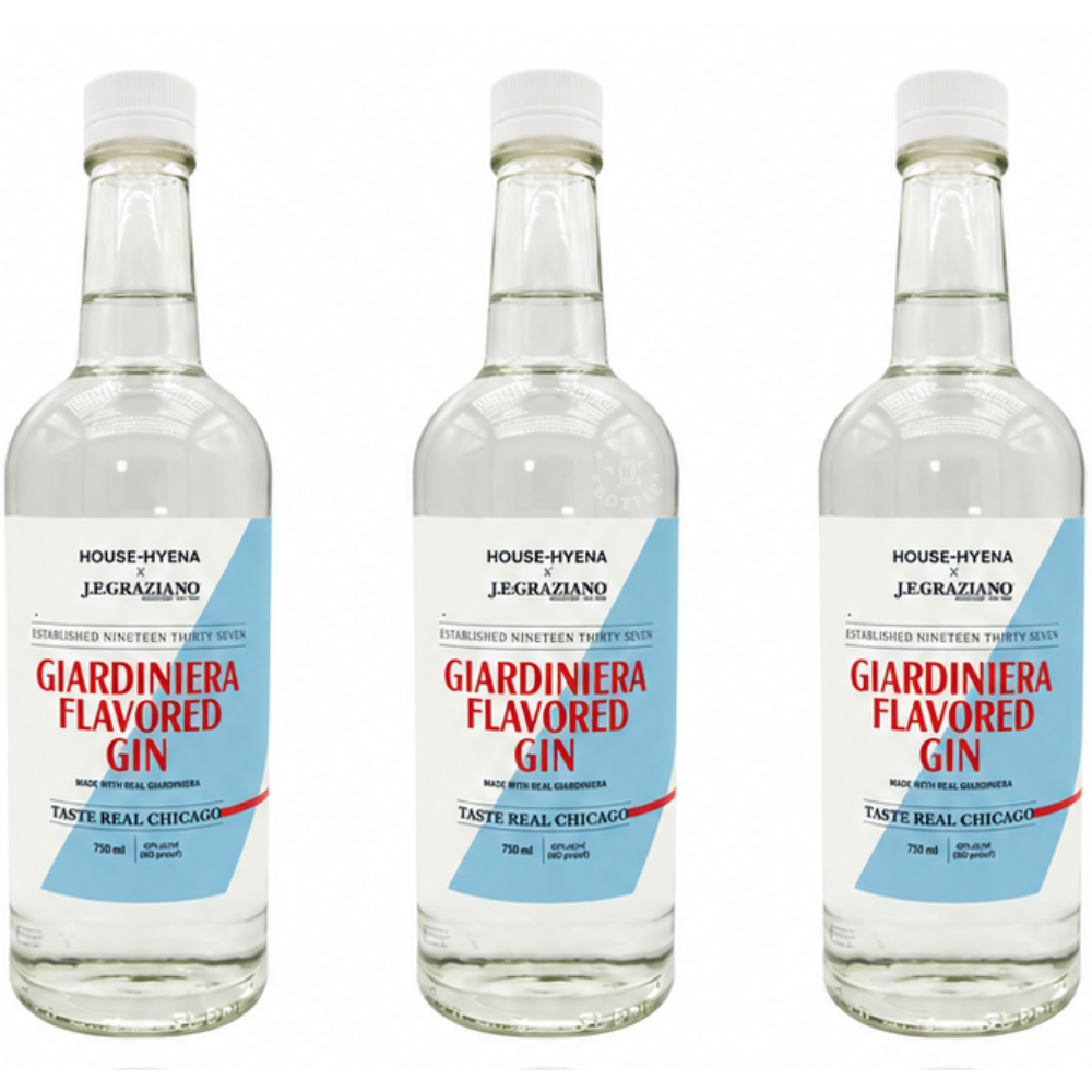 House of Hyena x J.P. Graziano Giardiniera Flavored Gin (750mL) 3 Pack