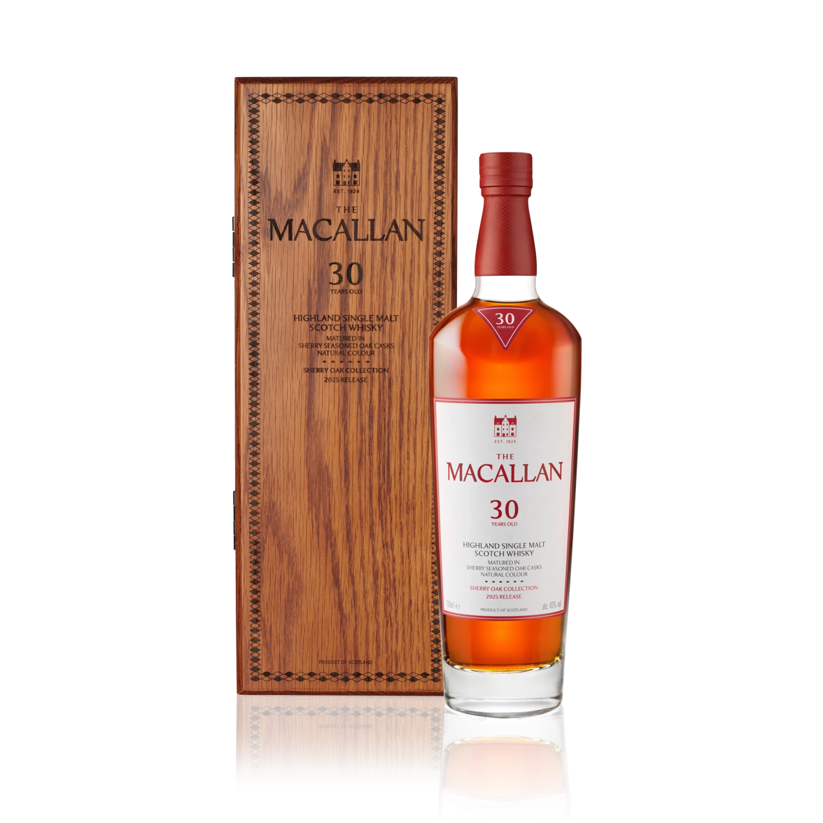 The Macallan 30 Year Sherry Oak Cask Single Malt Whiskey (750mL)