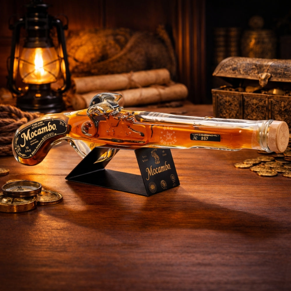 Mocambo Edición Aniversario premium rum pistol