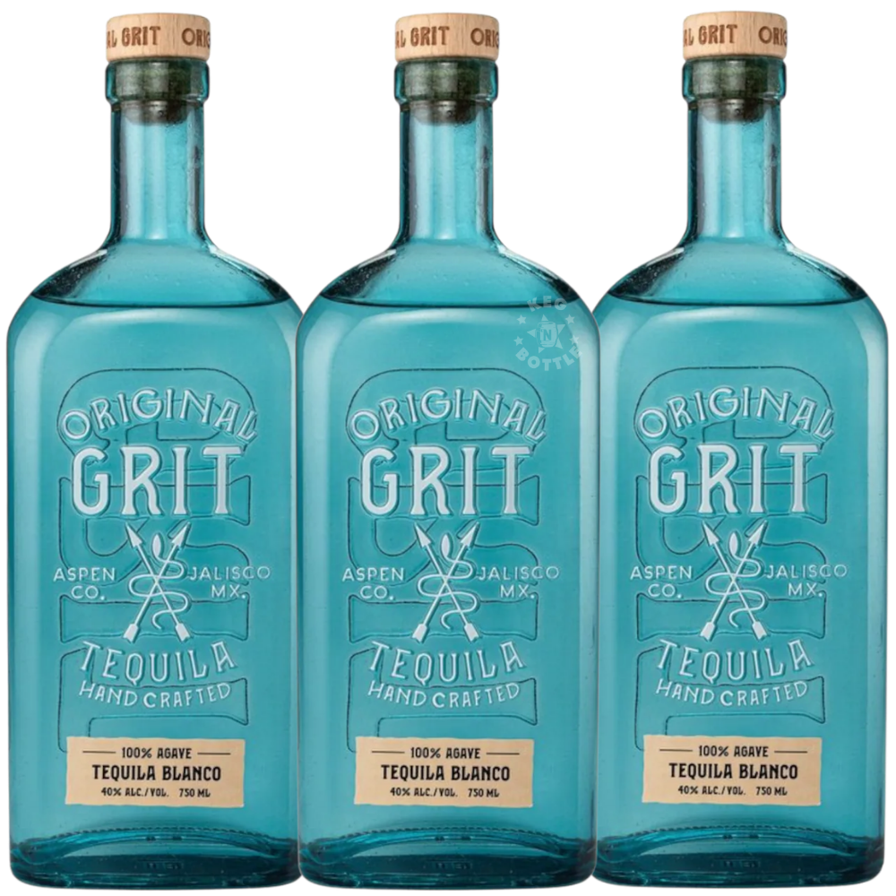 Original Grit Blanco Tequila (750mL) - 3 Pack