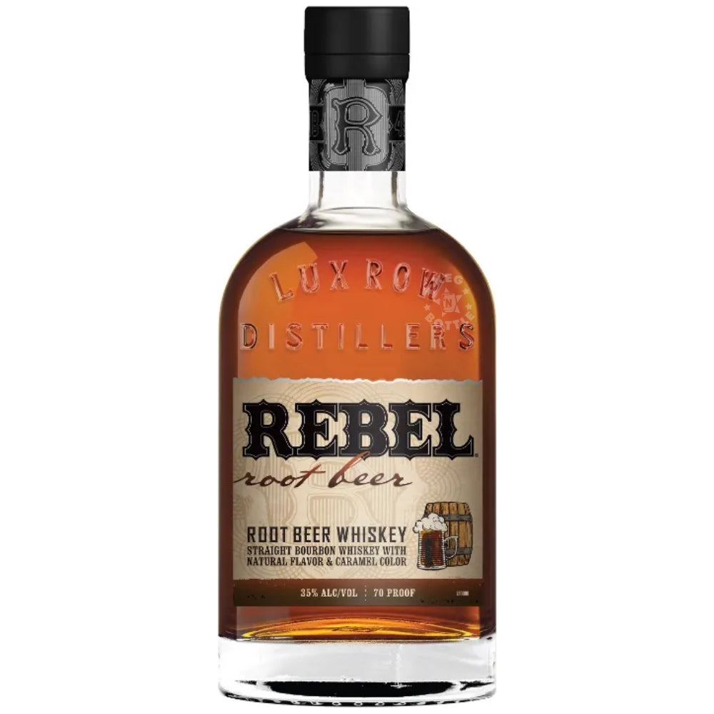 Rebel Root Beer Whiskey bottle 750ml