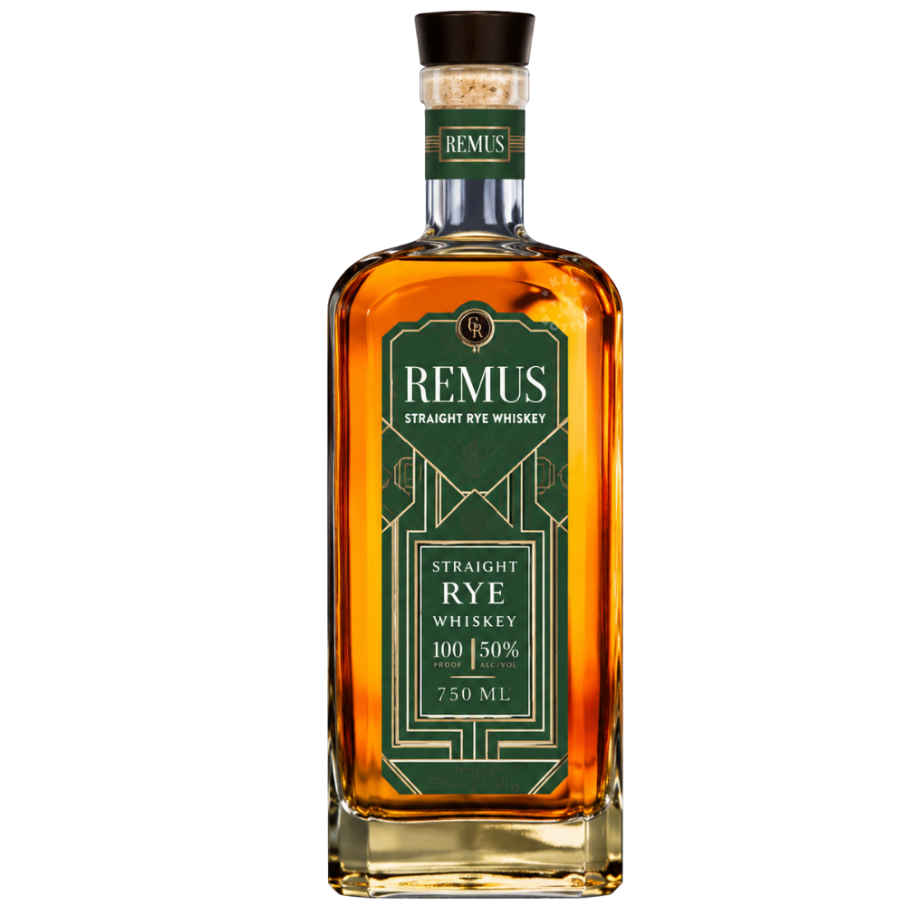 Remus Repeal Reserve Rye Straight Rye Whiskey 750mL bottle, 111 proof, featuring a 95% rye mash bill.