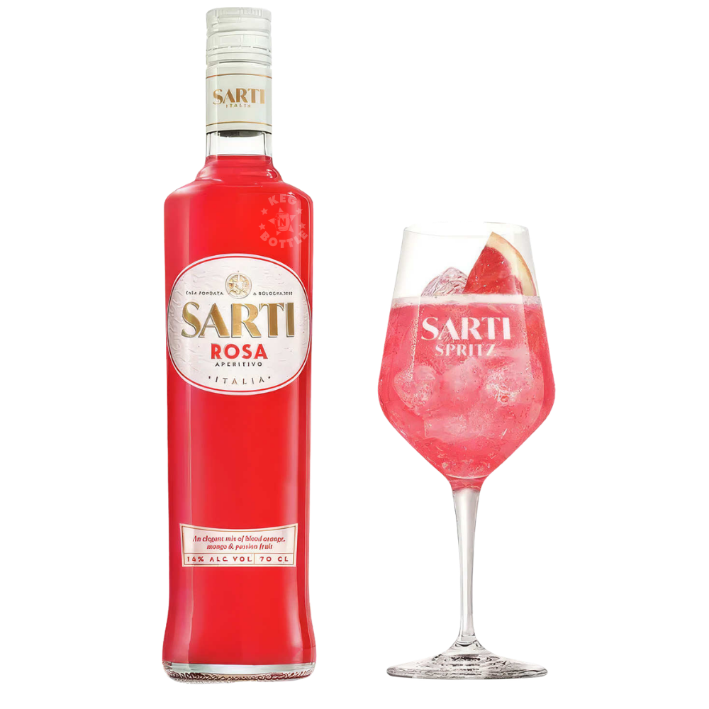 Sarti Rosa Italian Aperitif 700mL bottle. 2