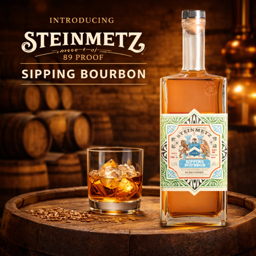 Steinmetz 89 Proof Sipping Bourbon Whiskey (750mL)