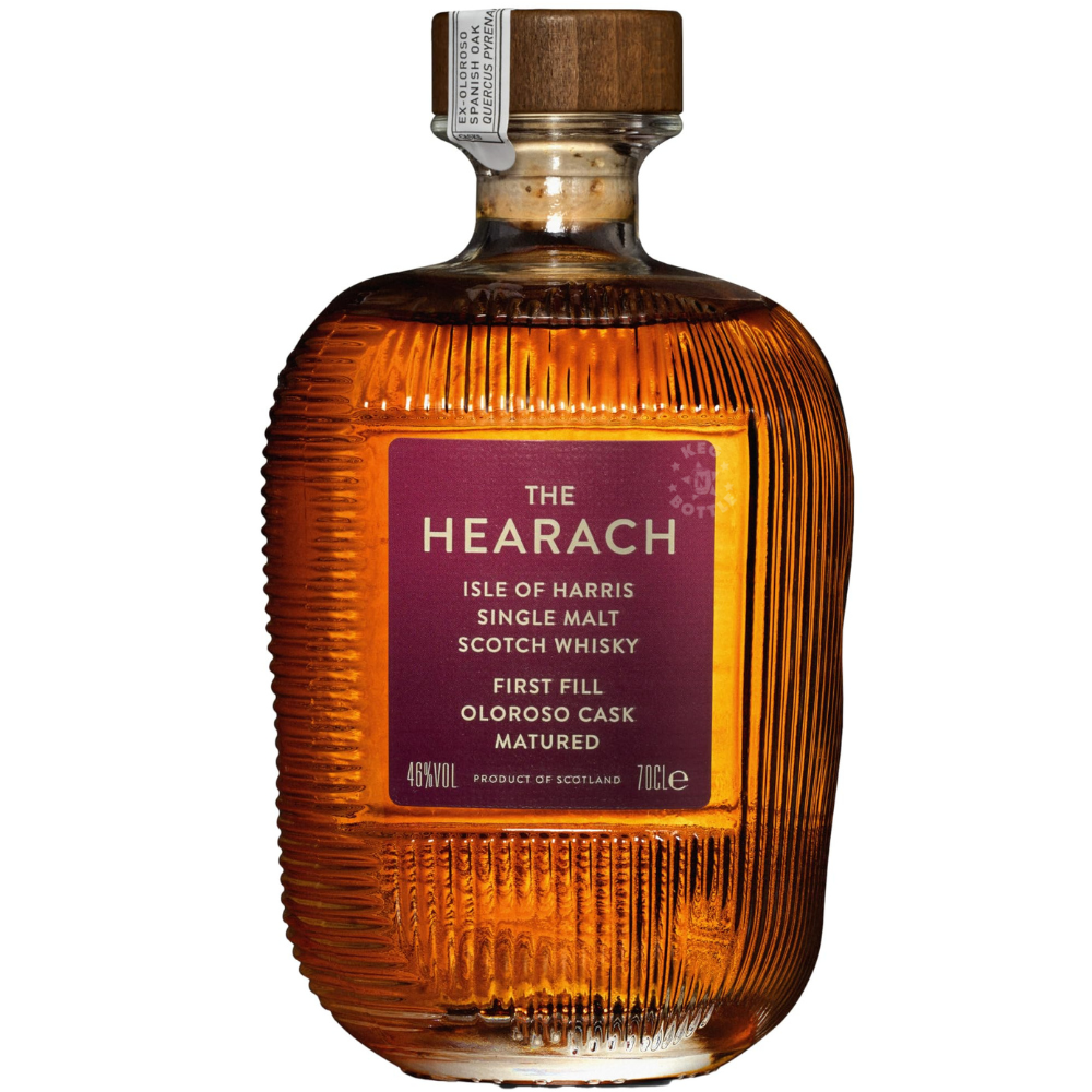 The Hearach First Fill Oloroso Cask Matured Single Malt Scotch Whisky 700mL from the Isle of Harris Distillery.