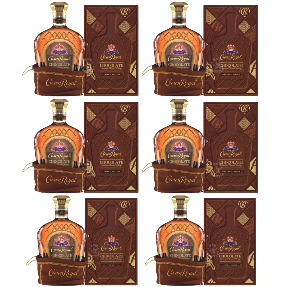 Crown Royal Chocolate Canadian Whiskey - 6 Pack (6 x 750 ml) | Keg