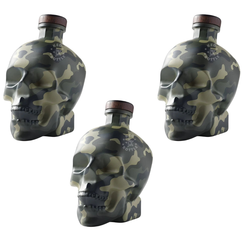 Crystal Head Camo Limited Edition Vodka 3-Pack (3 x 750mL)