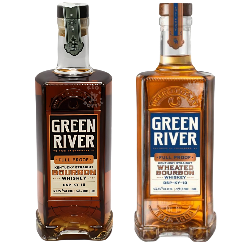 Green River Full Proof Bourbon Bundle Kentucky Whiskey Duo