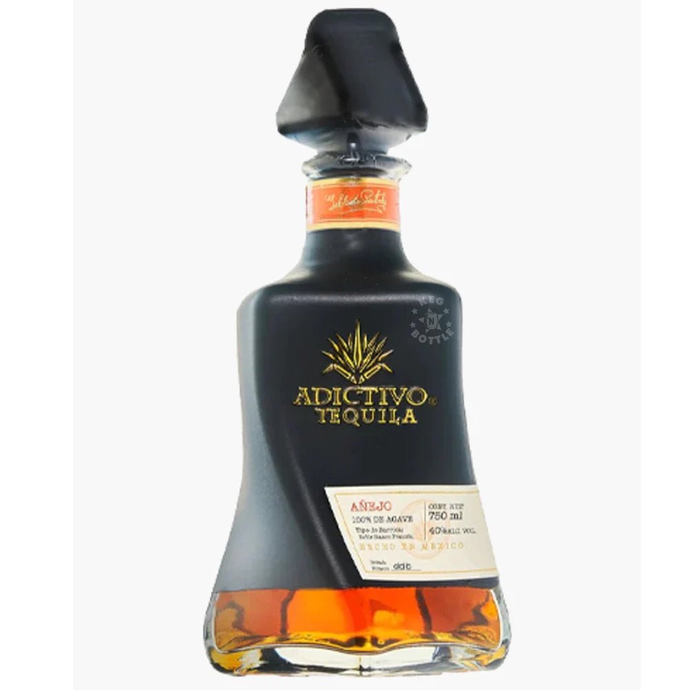 Adictivo Extra Aged Anejo Tequila Black Ceramic (750 ml) | Keg N