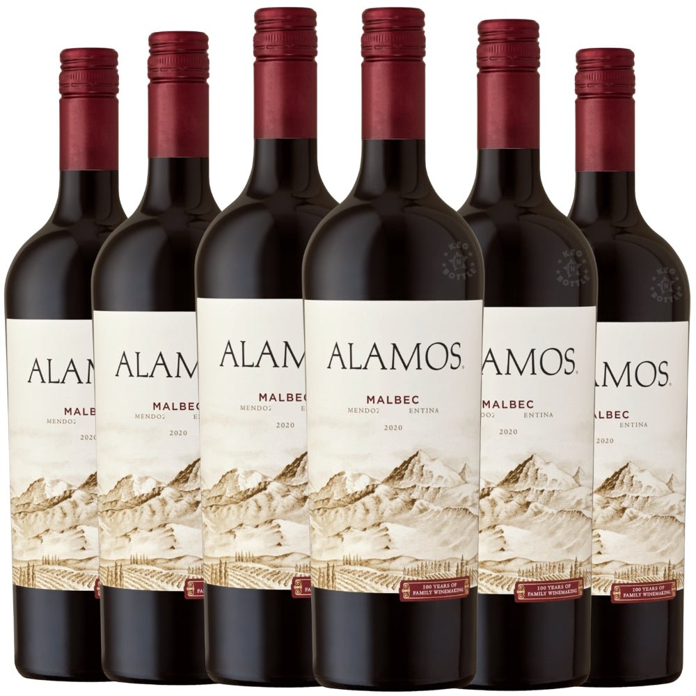 Alamos Malbec - 6 Pack (6x750ml) | Keg N Bottle