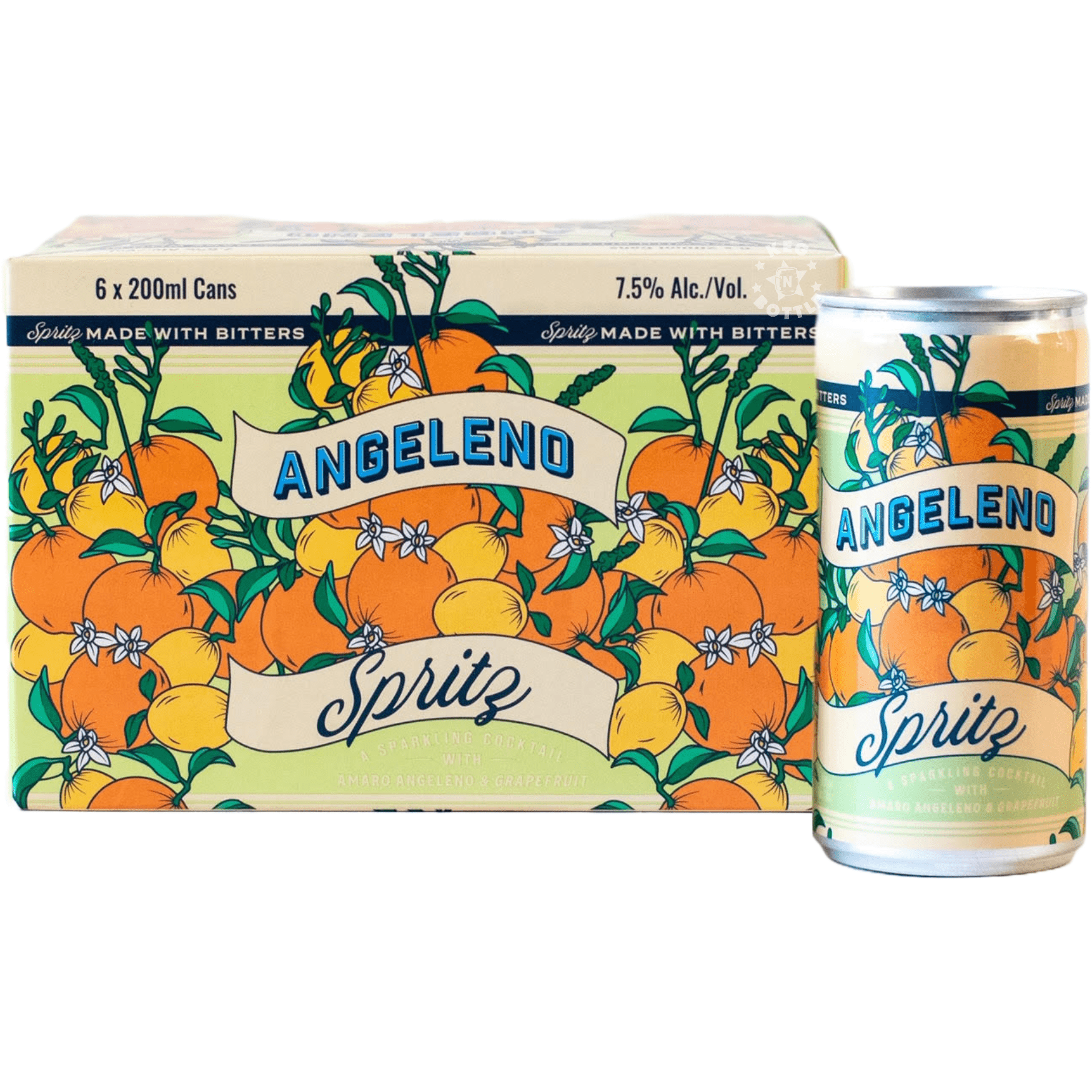 Angeleno Spritz Sparkling Cocktail (6 Pack) | Keg N Bottle
