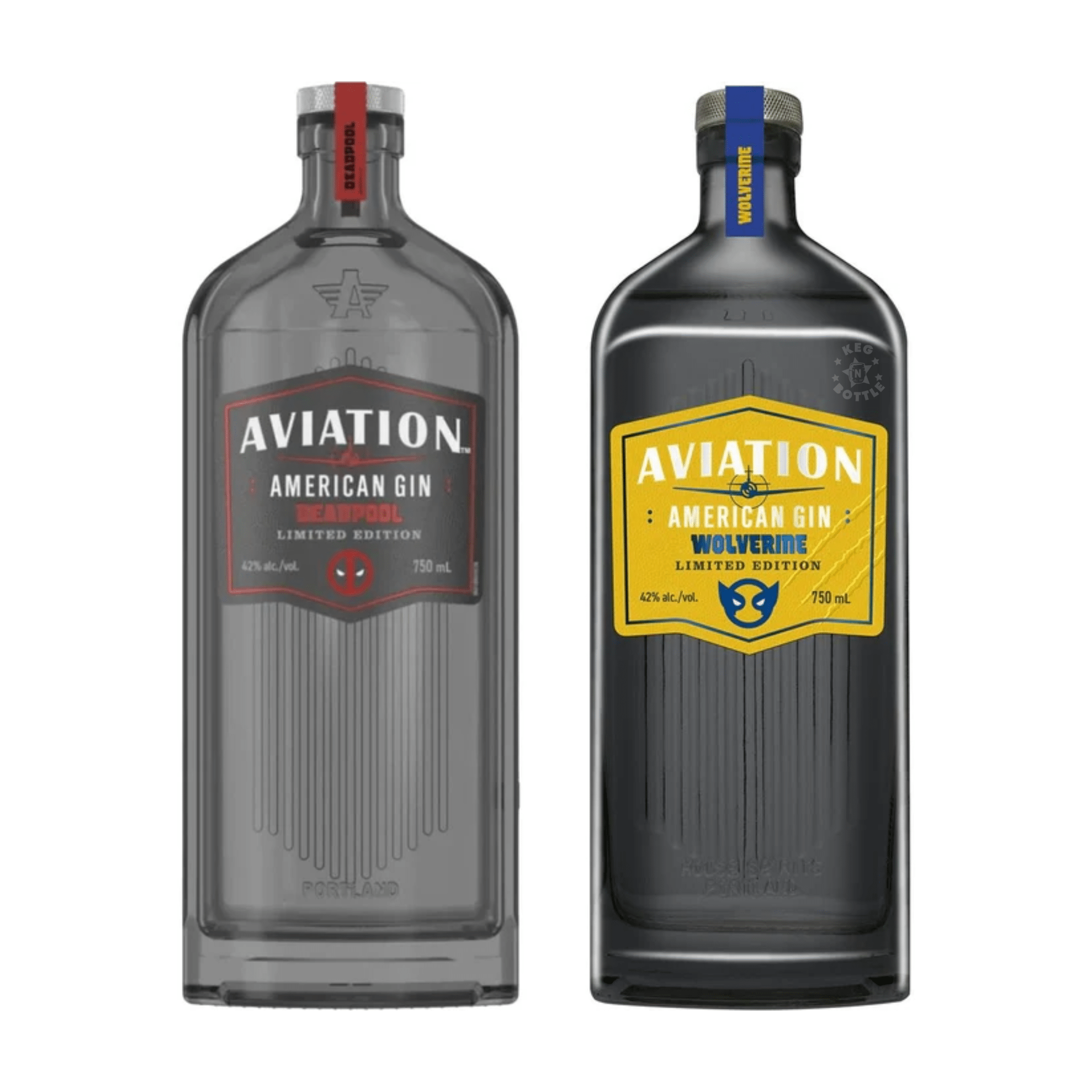 Aviation Deadpool X Wolverine Limited Edition Gin Combo Pack (2x750 ml) - Keg N Bottle