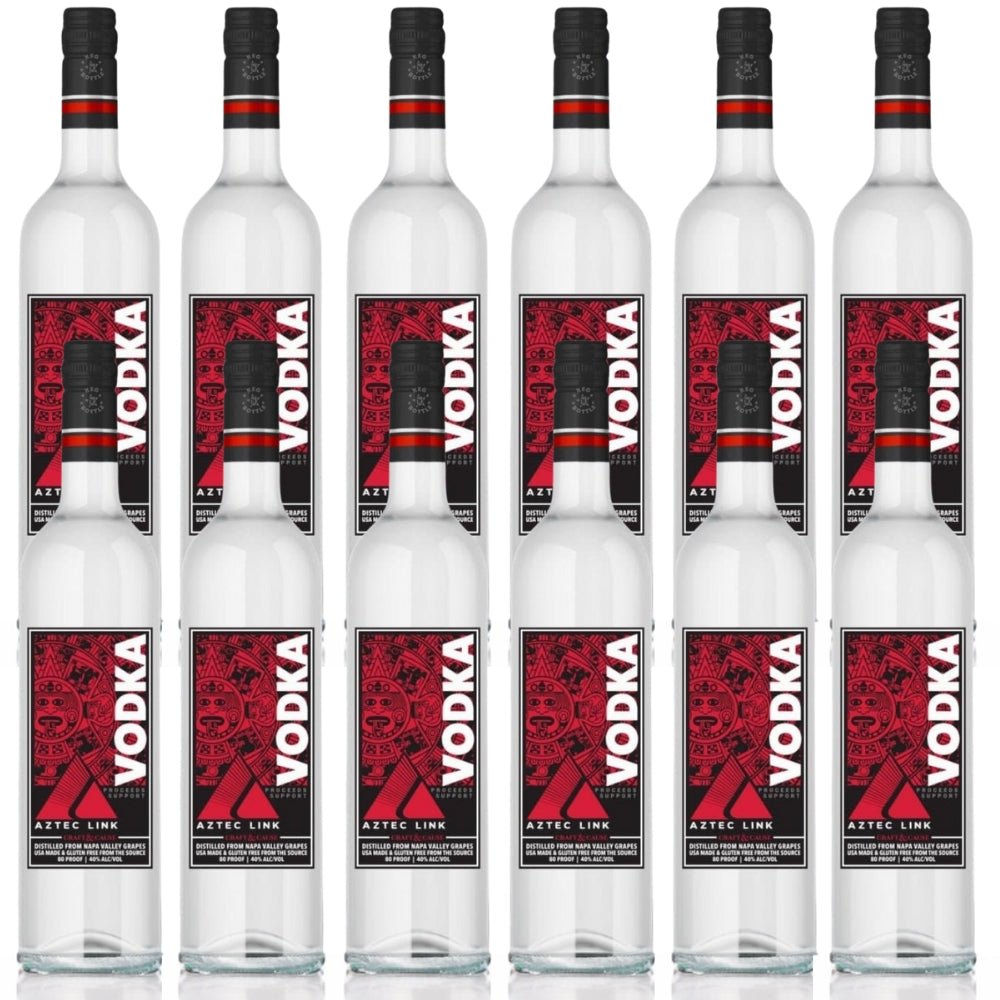 Aztec Link Vodka - 12 Pack/ 1 Case (750 ml) | Keg N Bottle