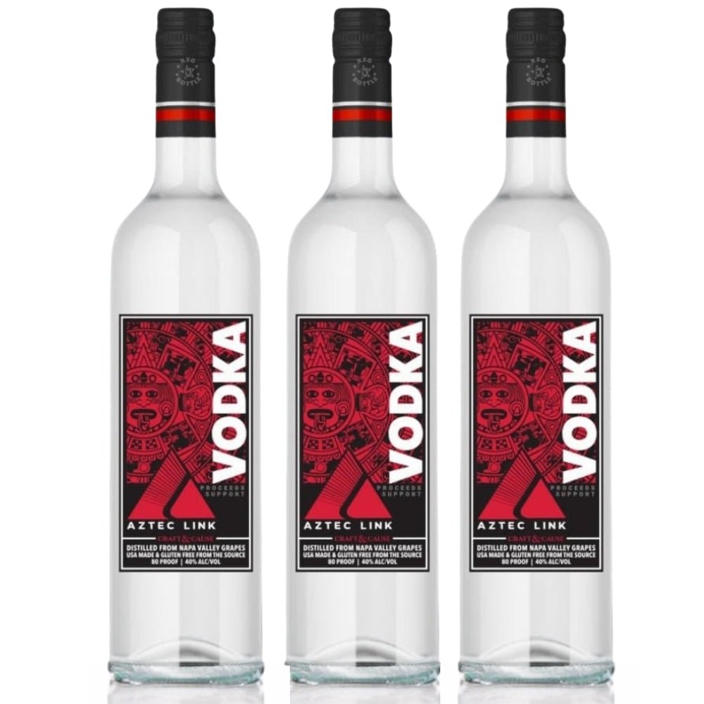 Aztec Link Vodka - 3 Pack (750 ml) | Keg N Bottle