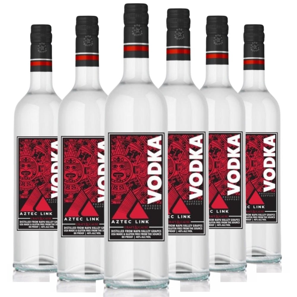Aztec Link Vodka - 6 Pack (750 ml) | Keg N Bottle