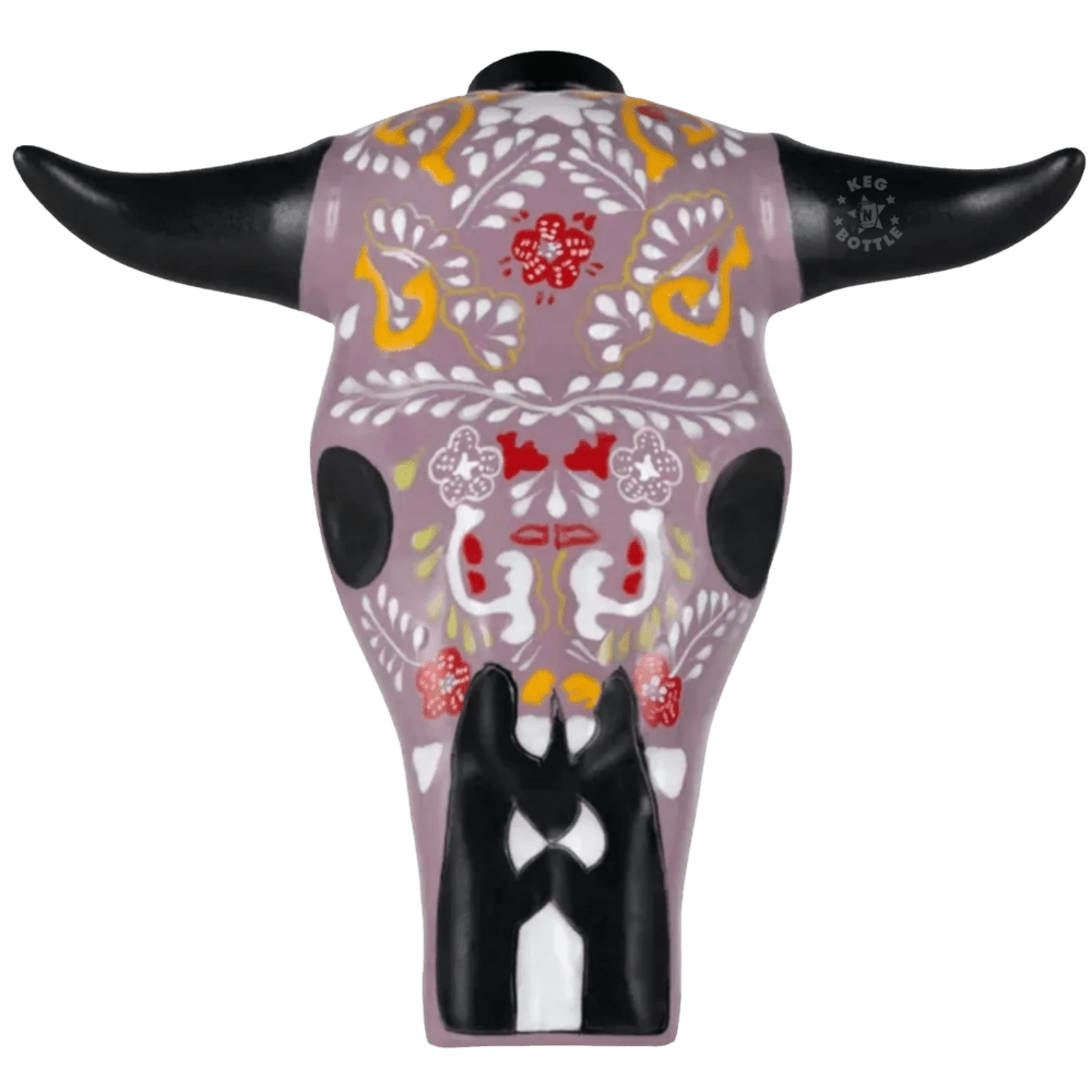 Azulejos Trophy Head Bull Horns Anejo Tequila (750mL) | Keg N Bottle