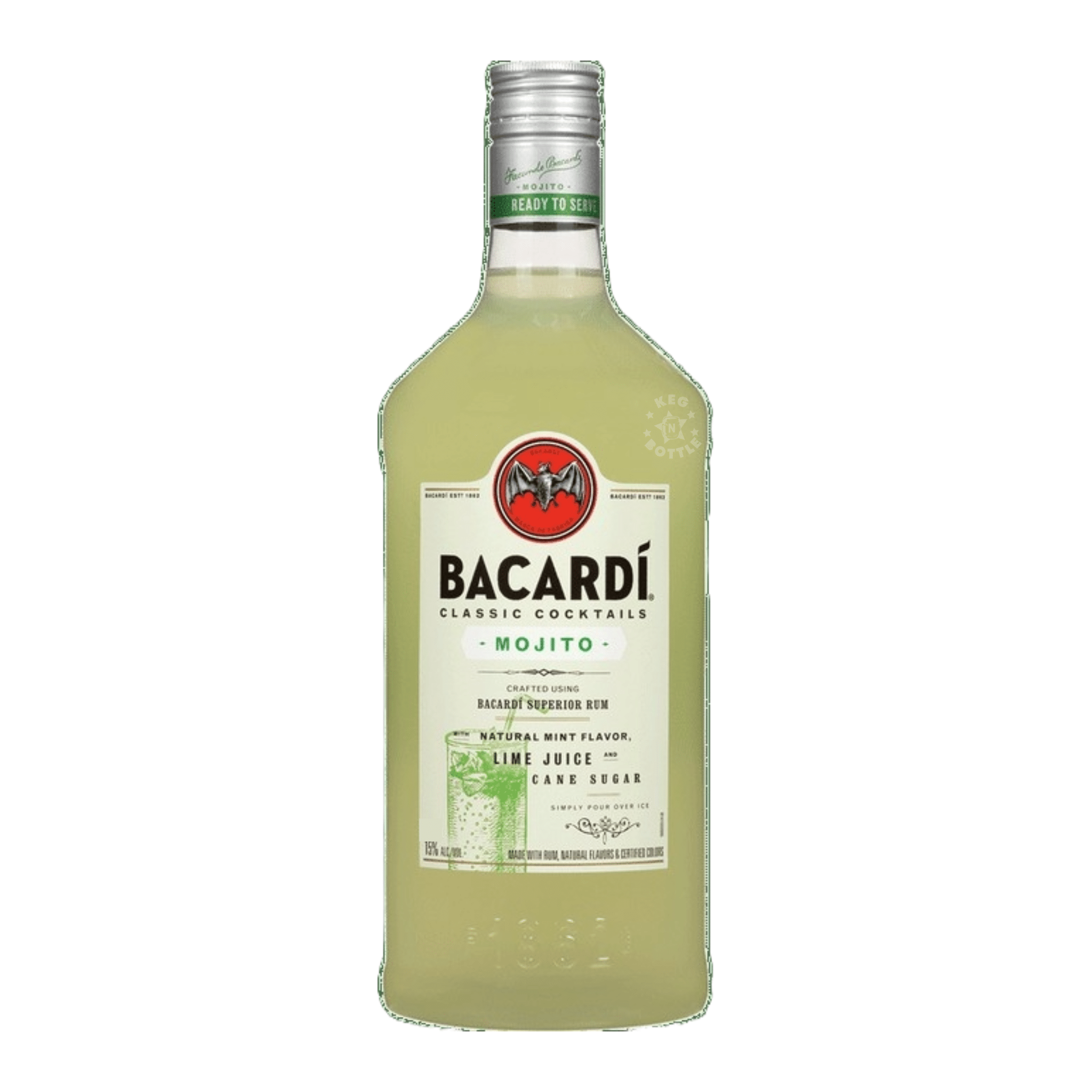 Bacardi Classic Mojito Rum (750 ml) - Keg N Bottle