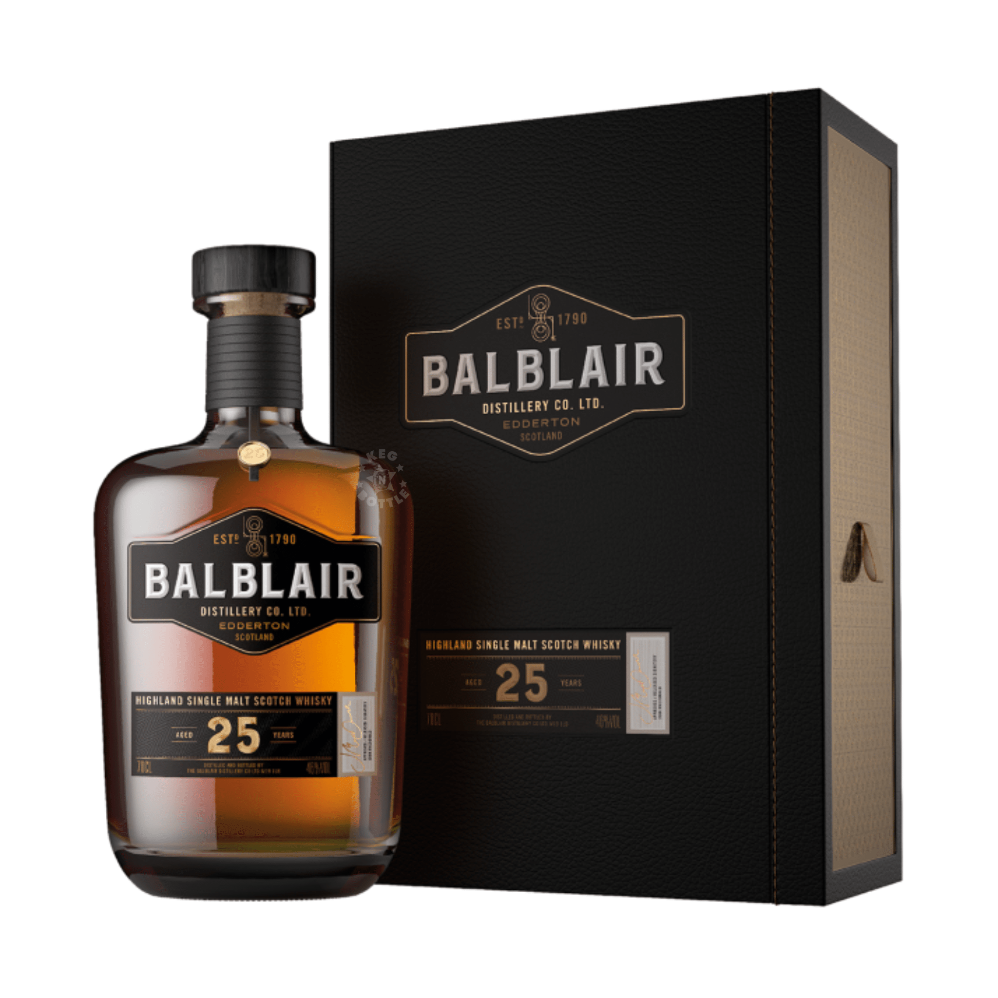 Balblair 25 Year Single Malt Scotch Whiskey (750 ml) | Keg N Bottle