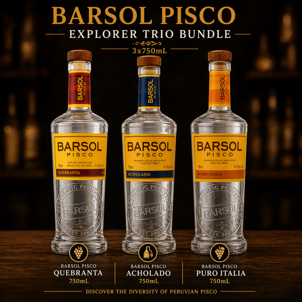 Barsol Pisco Explorer Trio Bundle (3x750mL)3