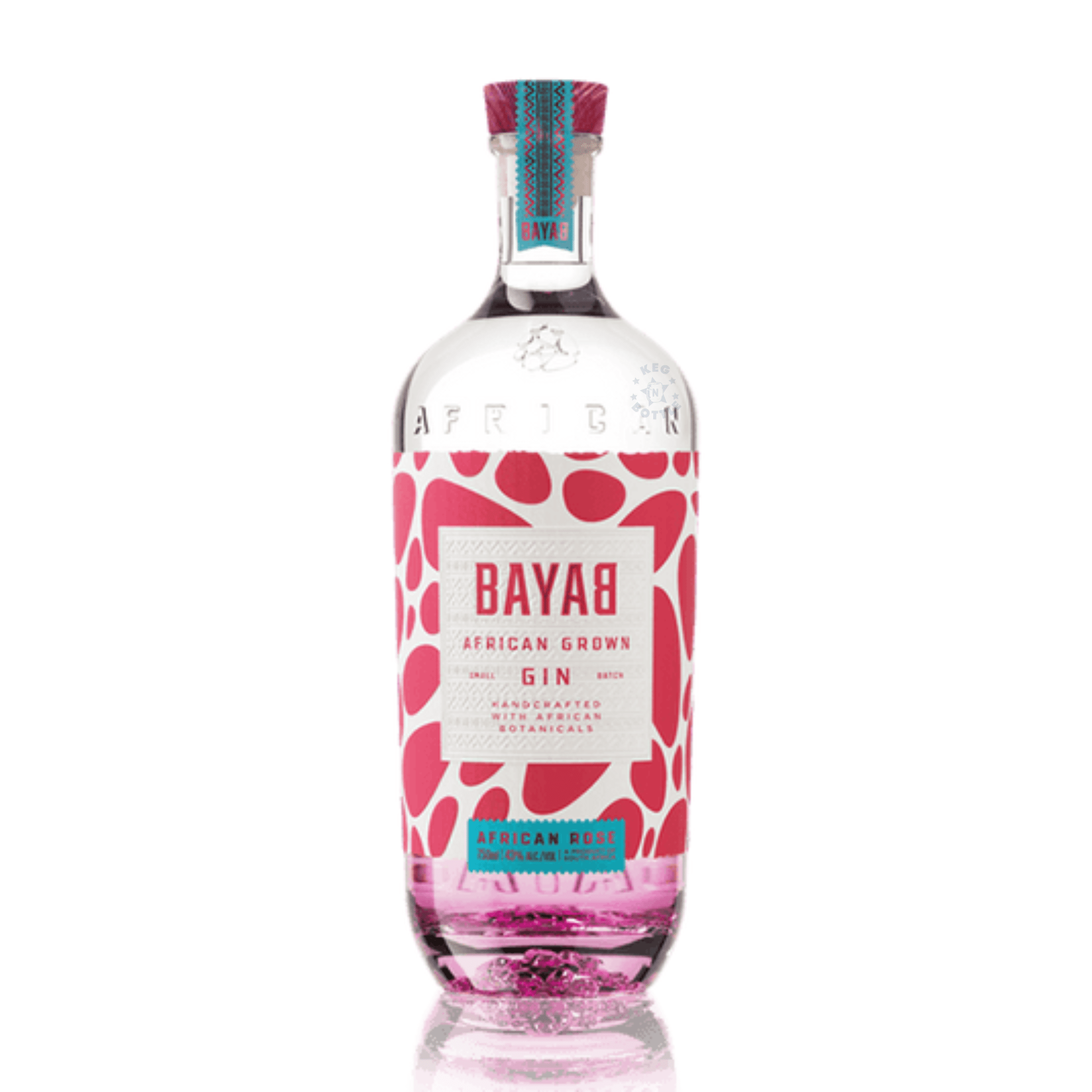 Bayab African Rose Water Gin (750 ml) - Keg N Bottle
