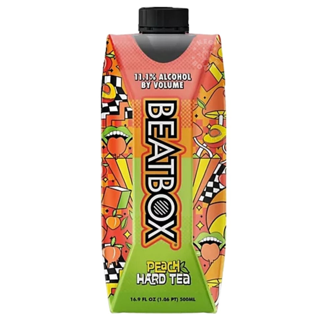 BeatBox Peach Hard Tea 6-Pack (500 ml each)