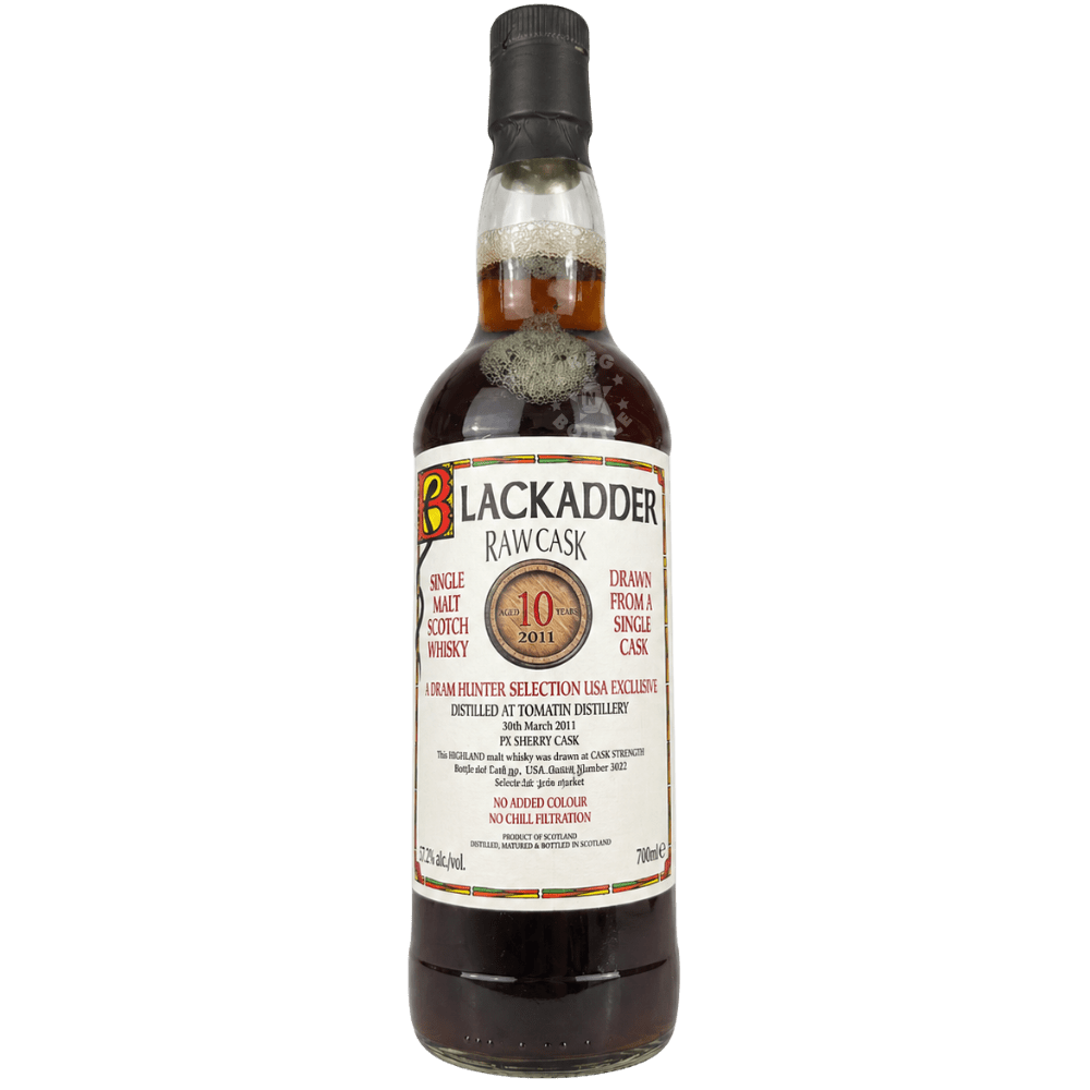 Blackadder Raw Cask Tormatin 10 Year Single Malt Scotch Whisky 700mL