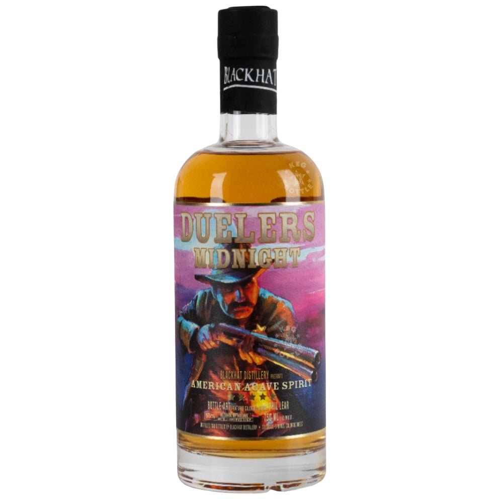 Blackhat distillery duelers midnight american agave spirit 750ml bottle