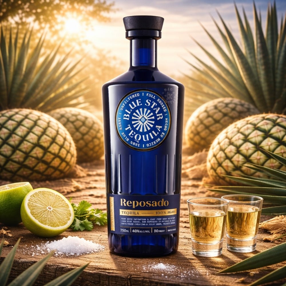 Blue Star Reposado Tequila (750mL) 2