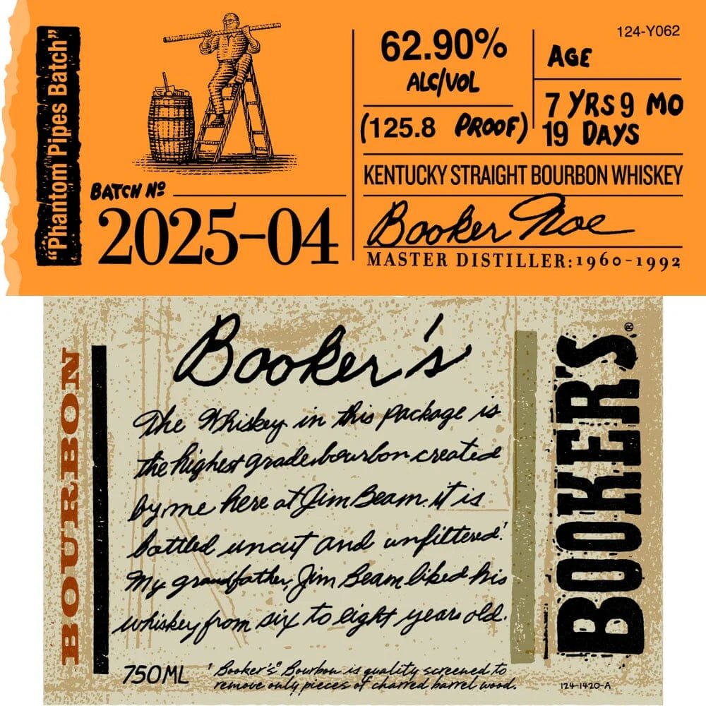 Booker's “Phantom Pipes Batch” 2025 - 04 Bourbon Whiskey (750mL) | Keg N Bottle