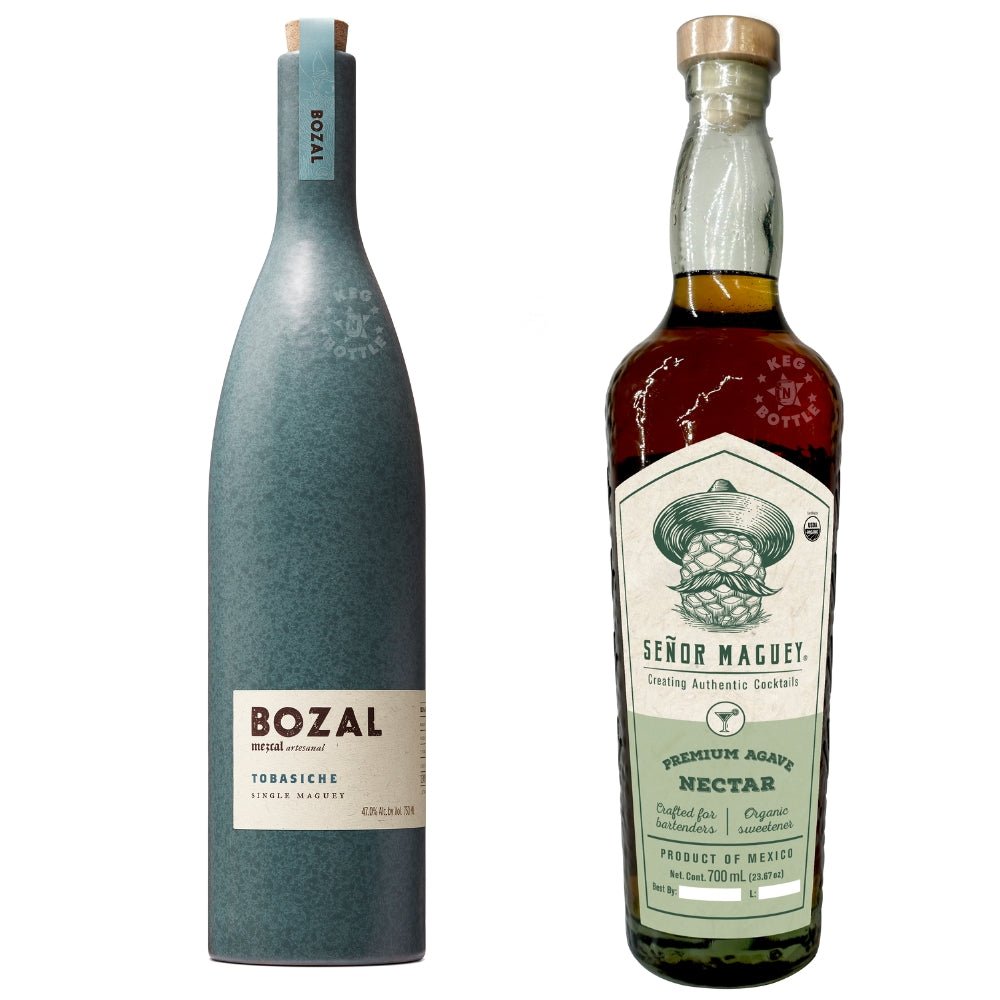 Bozal Tobasiche Mezcal & Señor Maguey Agave Nectar bundle