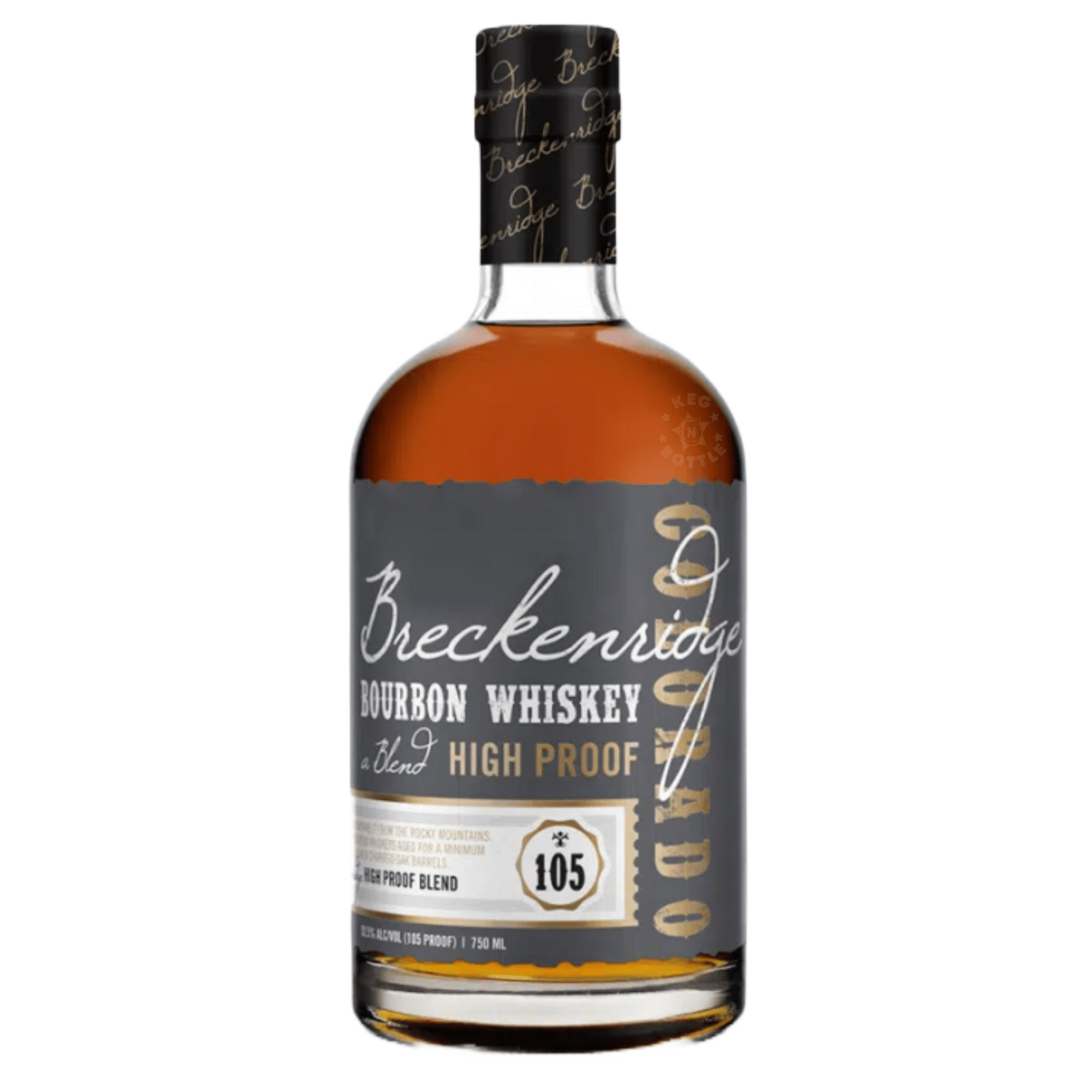 Breckenridge 105 High Proof Bourbon Whiskey (750 mL) | Keg N Bottle