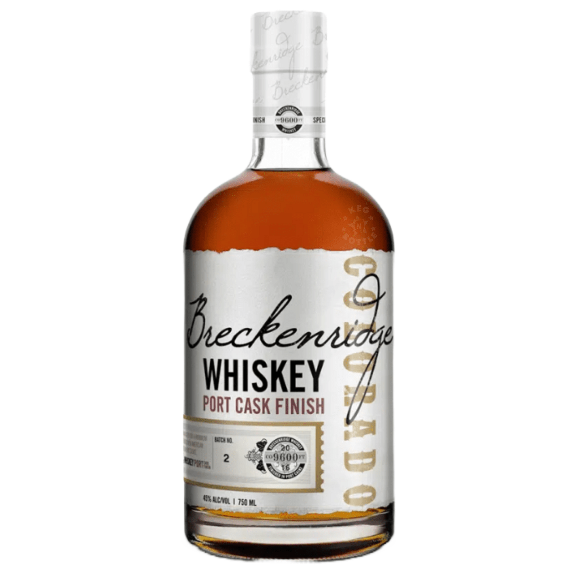 Breckenridge Port Cask Finish Whiskey (750 ml) | Keg N Bottle