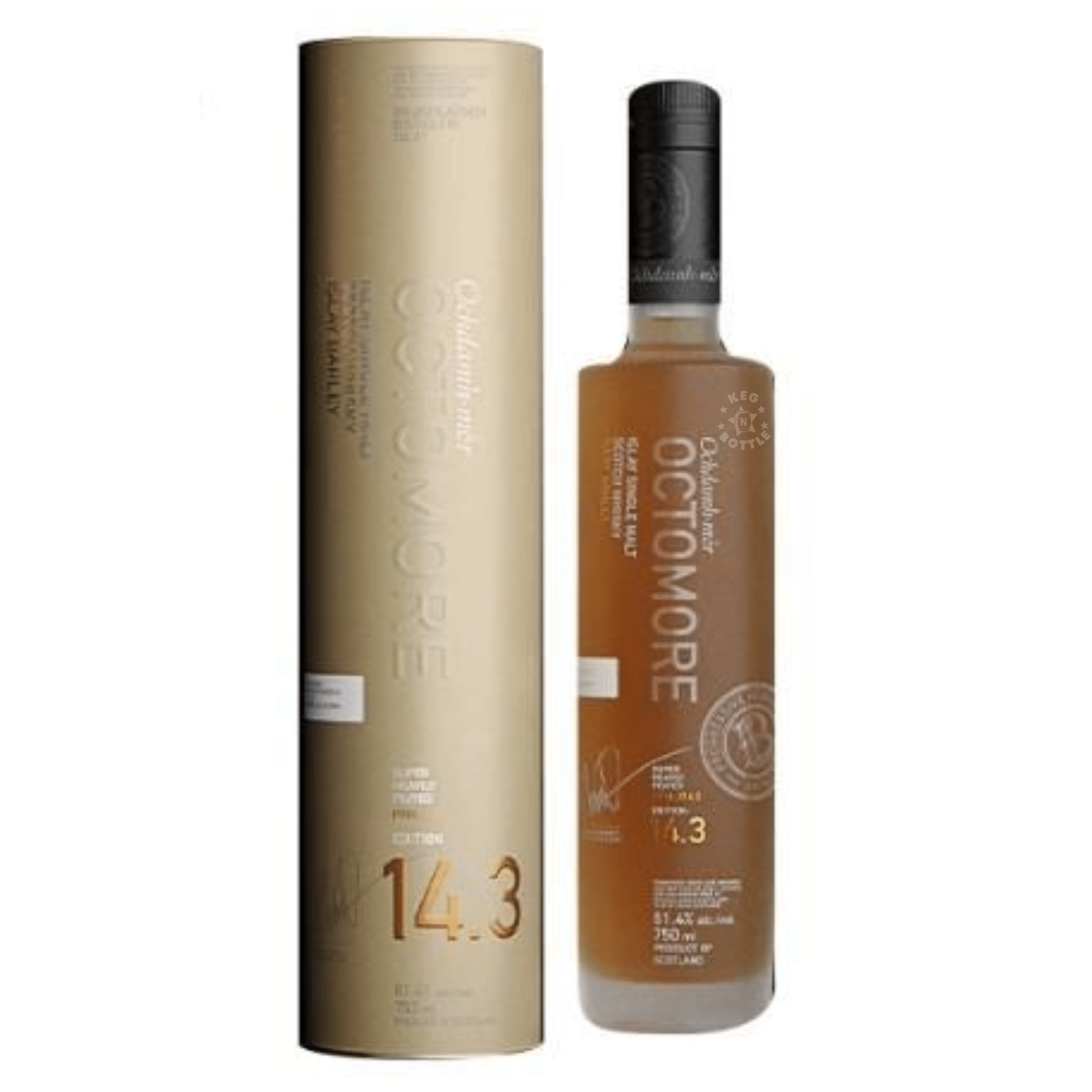 Bruichladdich Octomore 14.3 Islay Single Malt Scotch (750 ml) | Keg N Bottle