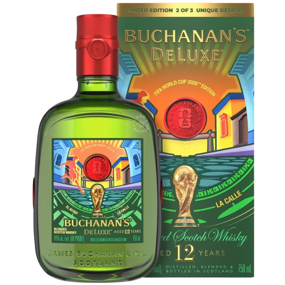 Buchanan’s Deluxe 12 Year FIFA World Cup 2026 Limited Edition 750ml bottle and box