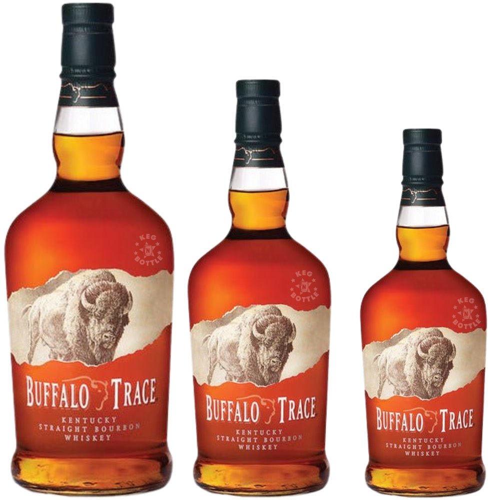 Buffalo Trace Bourbon Whiskey Combo Pack (1.75L + 1L + 750mL) | Keg N Bottle