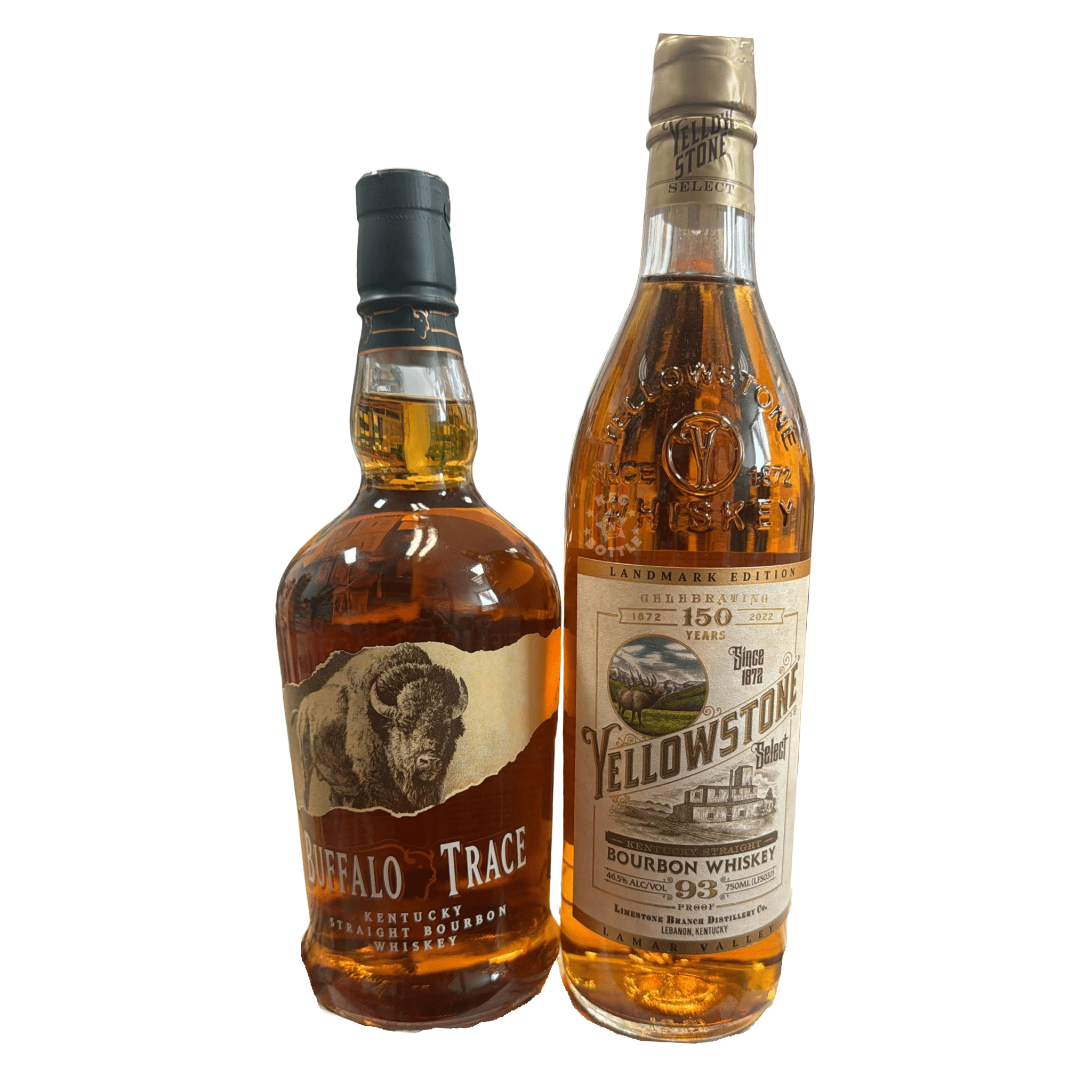 Buffalo Trace x Yellowstone Landmark Series Bourbon Combo Pack (2 x 750 ml) - Keg N Bottle