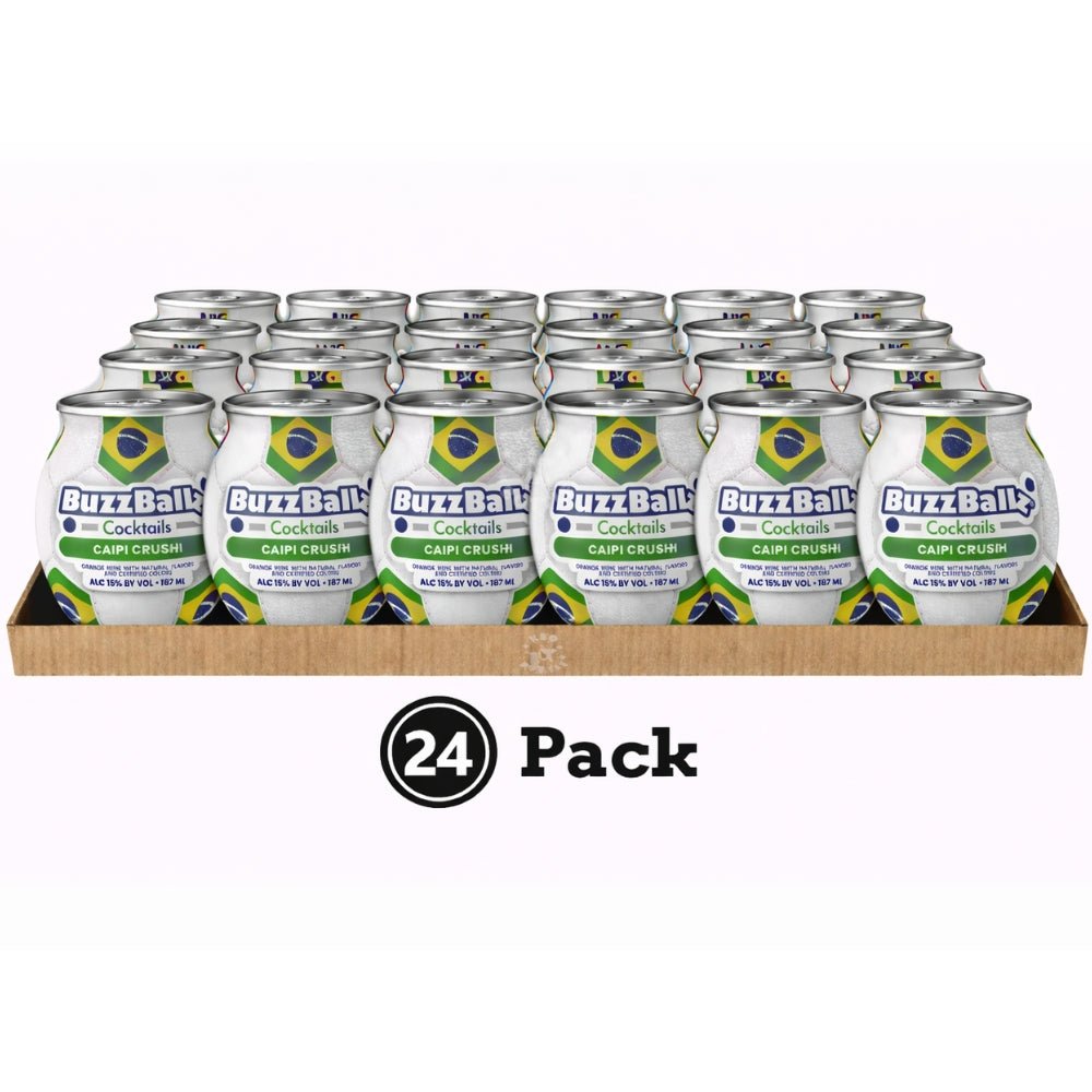 BuzzBallz Caipi Crush Caipirinha Cocktail - 24 Pack (24x187mL)