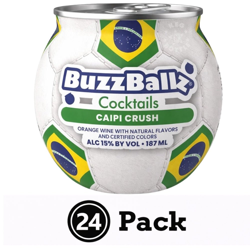BuzzBallz Caipi Crush Caipirinha Cocktail - 24 Pack (24x187mL) 2